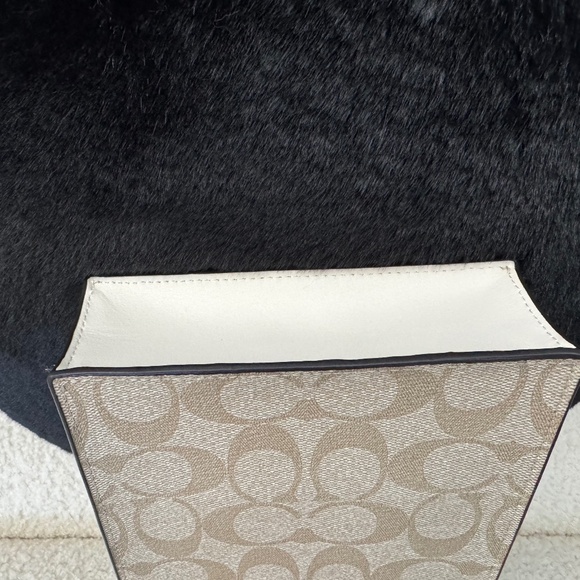 Coach Mini Tote in Signature Canvas w/ Magnetic Snap Closure & Detachable Strap - Picture 4 of 6